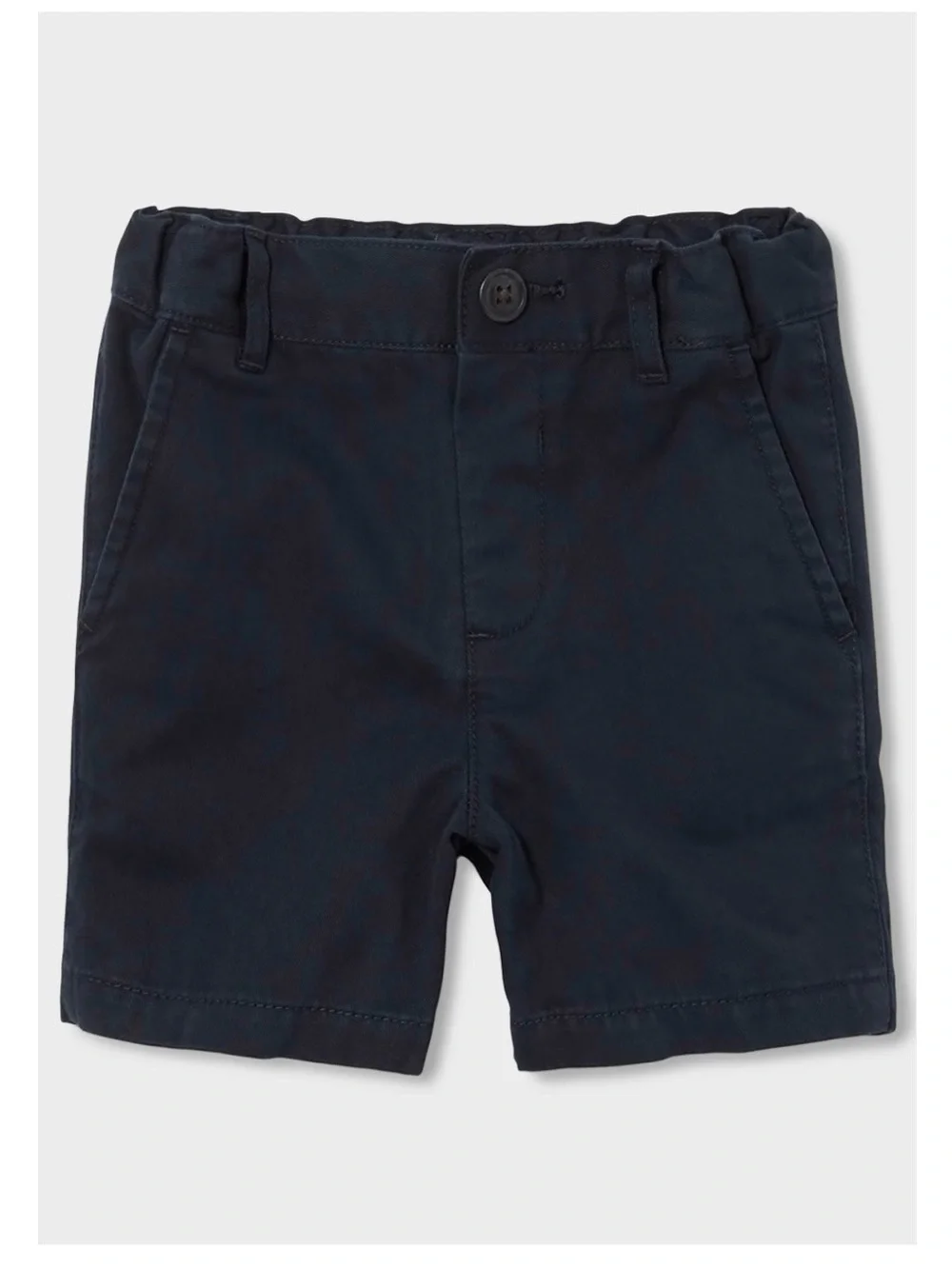 2 Pairs The Children's Place Toddler Boys Stretch Chino Shorts - Navy - 4T